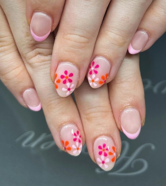 French nails are equally classic and versatile, which makes them the perfect anchor for a refreshing spring manicure.