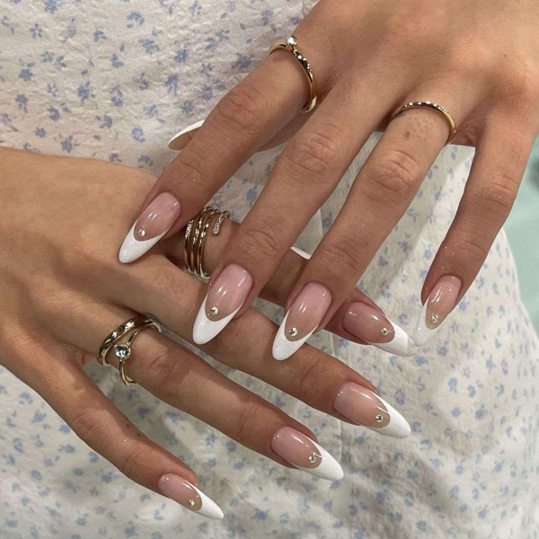 French nails are equally classic and versatile, which makes them the perfect anchor for a refreshing spring manicure.