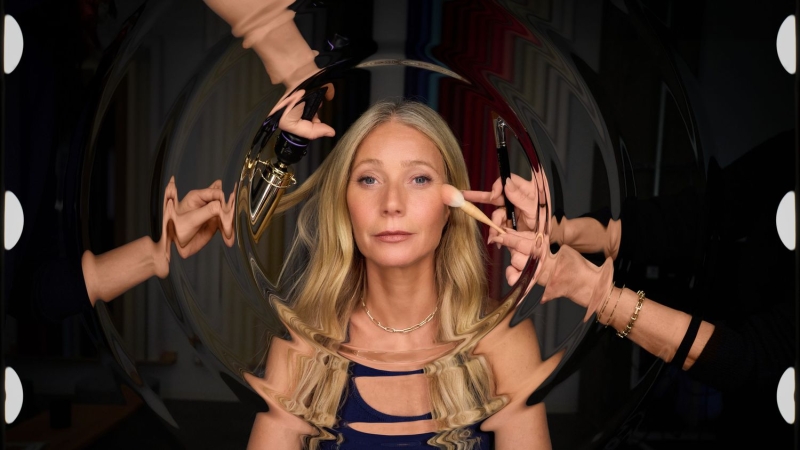 Gwyneth Paltrow teamed up with Buddhist and software entrepreneur Kim Little to launch Moments of Space, a new meditation app. Here, she explains why, and opens up about meditation with her husband, Brad Falchuk, and who the funniest kids in her family are.