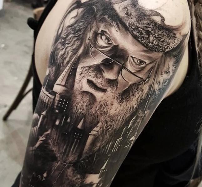25 Amazing Wizard Tattoos
