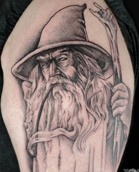 25 Amazing Wizard Tattoos