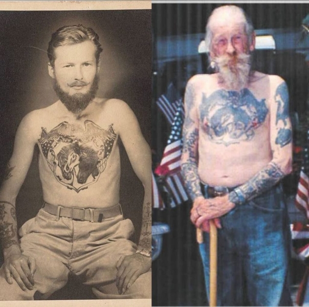 50 Awesome Vintage Tattoo Photos