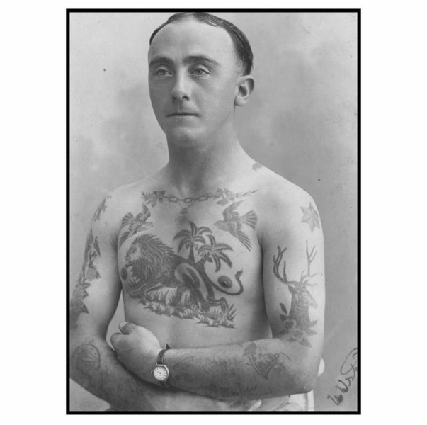 50 Awesome Vintage Tattoo Photos