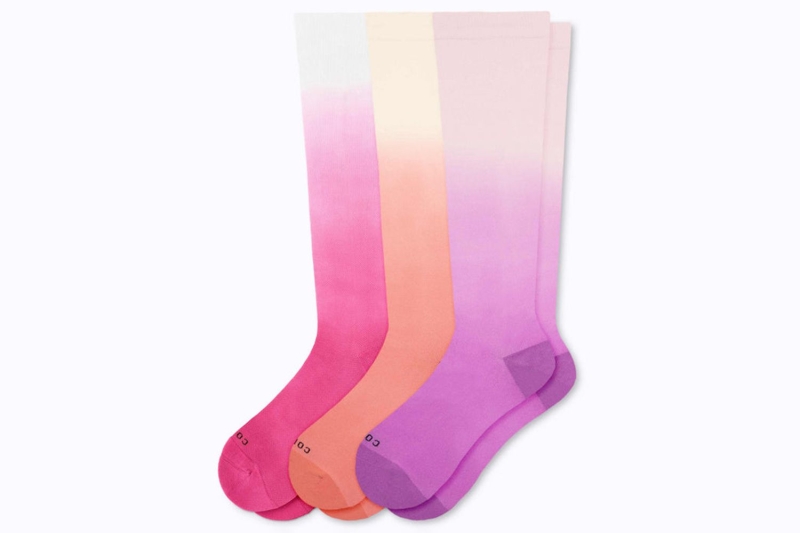 Comrad compression socks are stylish, circulation-promoting socks. Karlie Kloss says they “got [her] through” pregnancy, and my sister and I love them for reducing swelling in our feet and legs. Shop them at Comrad and Amazon.