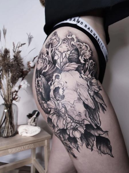 Interview with Stanislava Sarikova – The Forest and its Inhabitants in Graphic Tattoos