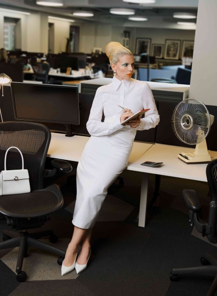 Julia Fox is the co-host and executive producer of E!'s new competition series, "OMG Fashun." Channeling her inner corporate boss for InStyle, she opens up about life in the public eye, being a mom, acting, and yes, Kanye West.