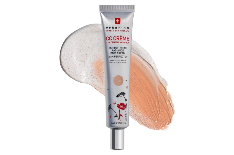 The Cle Cosmetics CC Cream is a tone-adapting skin tint that contains skincare ingredients to brighten and hydrate. Plus, it also functions as a primer and gives foundation a lit-from-within glow.