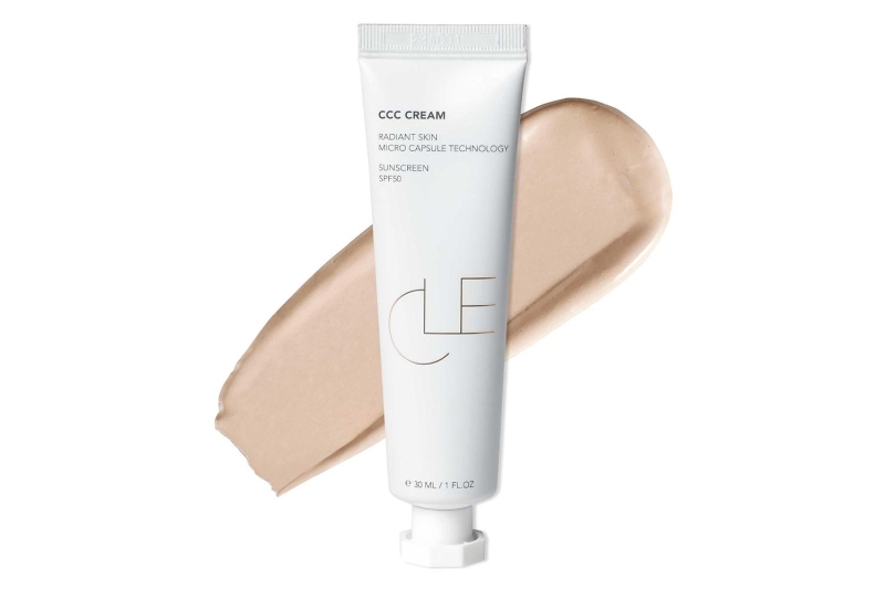 The Cle Cosmetics CC Cream is a tone-adapting skin tint that contains skincare ingredients to brighten and hydrate. Plus, it also functions as a primer and gives foundation a lit-from-within glow.