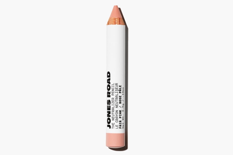 The Neuralizer Pencil from Jones Road is a brightening under-eye concealer and color-correcting solution for red, purple, or green-tinted under-eyes. The stick formula is creamy and blendable and enhances shadowy under-eyes.