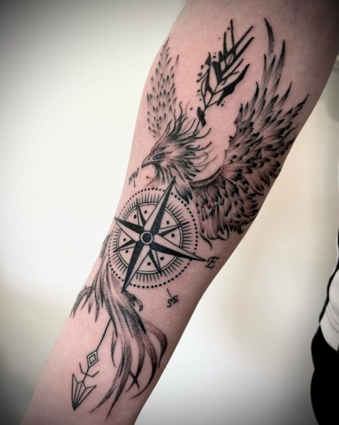 Top 25 Compass Tattoos