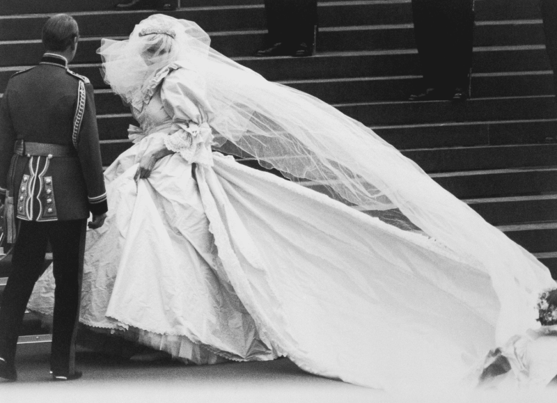 Princess Diana's wedding dress is one of the most recognized in history, and it's full of tiny details and big secrets. See here for all the mysteries and some insights from the gown's designer.