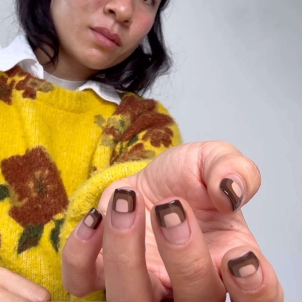 While classic pink and white French manis are making a comeback, brown French tip nails offer an updated take on the classic look. Here, find a dozen brown french tip nail looks for inspiration.