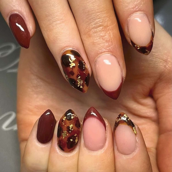 While classic pink and white French manis are making a comeback, brown French tip nails offer an updated take on the classic look. Here, find a dozen brown french tip nail looks for inspiration.