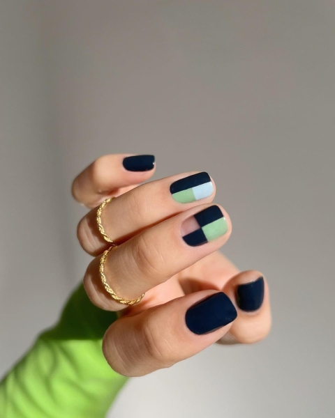 It's undeniable: Green is the color of the moment. Whether you want to go full neon or more muted, here are 18 short green nail looks to inspire your next manicure.