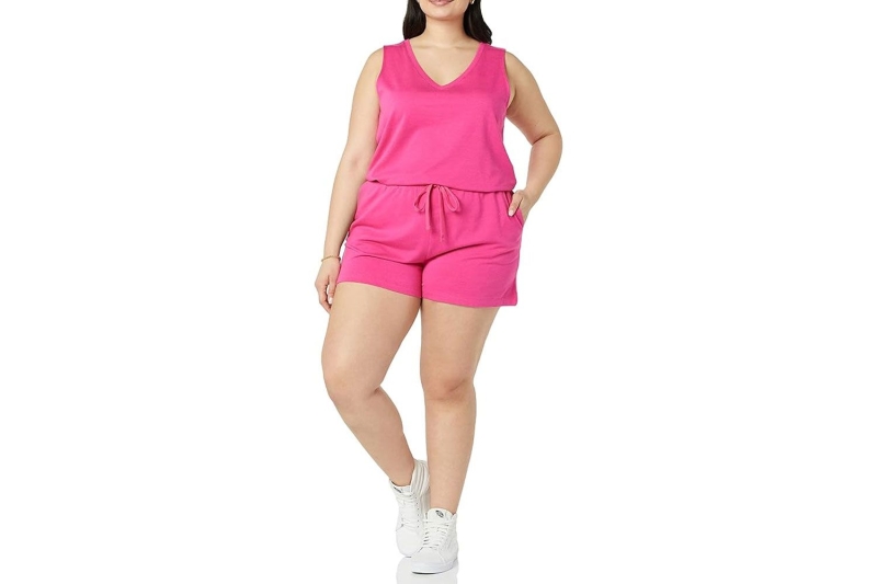 My mom couldn’t stop wearing this Amazon Essentials romper. It’s lightweight, moisture-wicking to keep you dry, and only $26.