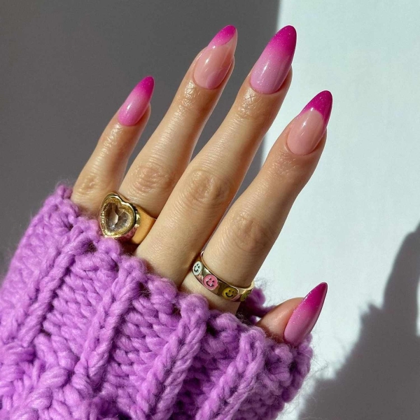 Pink ombre nails are trending for summer 2024. Here, explore our favorite pink ombre nail designs.