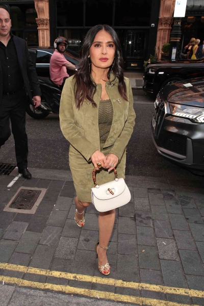 Salma Hayek attended day 7 of Wimbledon with her husband François-Henri Pinault in an outfit that was both sporty and rich. See what she wore here.