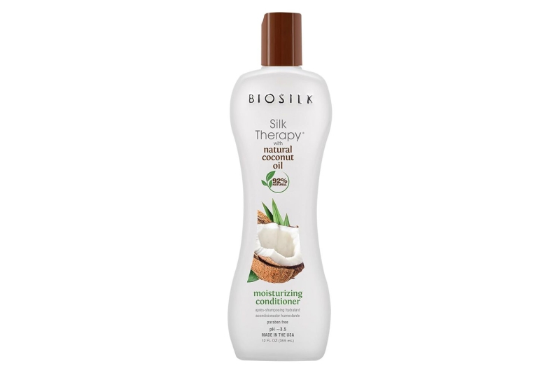 Shoppers say BioSilk’s Silk Therapy Original Cure Treatment helps with shine and growth. Shop it on sale for $24 on Amazon.