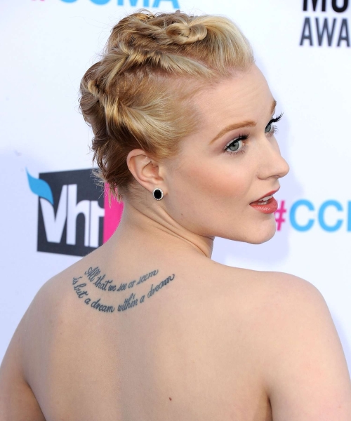 From blooming back pieces to delicate and diminutive designs, these celebrity tattoos will help inspire you next body art session.