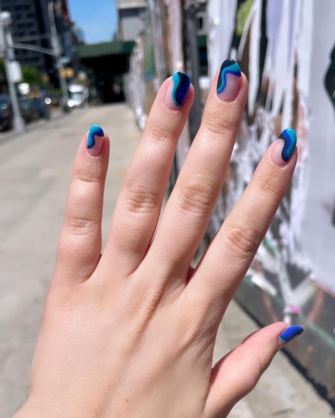 From elegant neutrals to bold patterns, find inspiration for your next salon visit with these stunning oval nail designs. The shape is a blend of almond and round nails.