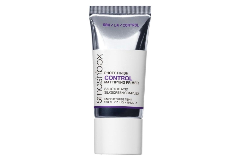 I swear by Smashbox’s Photo Finish Smooth and Blur Makeup Primer, which minimizes the appearance of pores and fine lines. It creates a matte filter-like finish for a smooth and even makeup base, and costs $16 on Amazon.