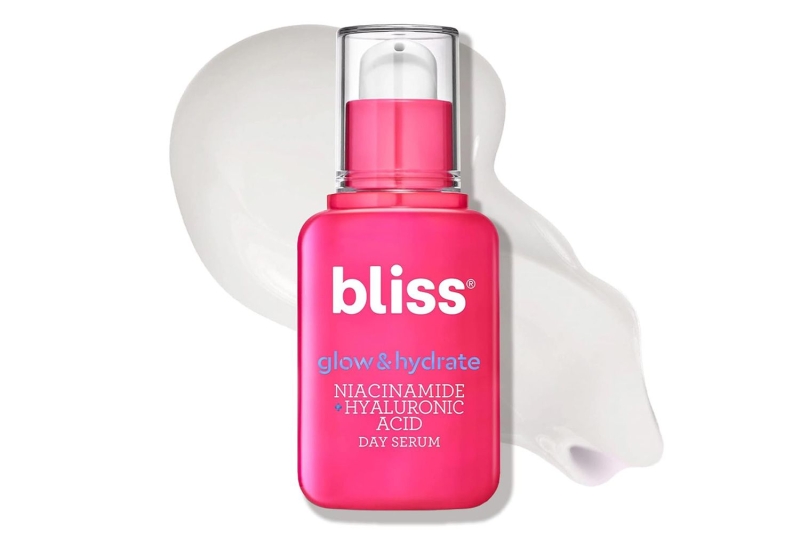 The Bliss Glow and Hydrate Serum is on sale for $12 at Amazon. The formula plumps skin, smooths fine lines, and fades dark spots thanks to hyaluronic acid and niacinamide.