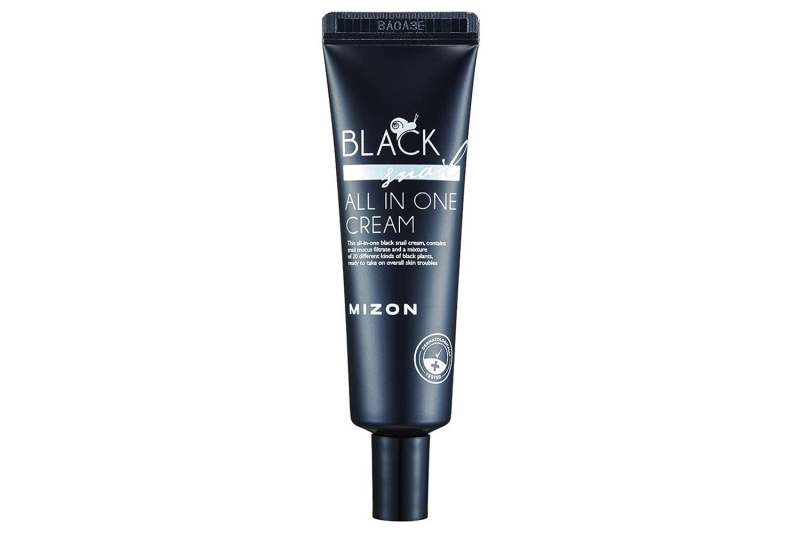 The Mizon Black Snail All-in-One Cream is $10 at Amazon. Shoppers say it smooths wrinkles, fades dark spots, and makes skin look vibrant.