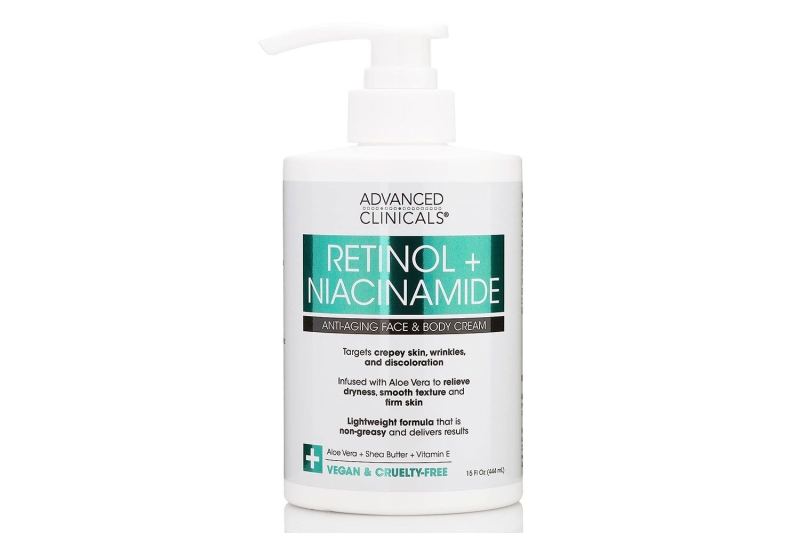 Advanced Clinicals anti-aging body lotions, including its shopper-loved retinol, hyaluronic acid, and vitamin C creams, are on sale at Amazon from $13. Shoppers say Advanced Clinicals lotions leave younger-looking skin and diminish sagging.