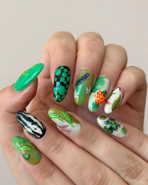 From earthy swirls to clean French manicures, here are 20 manicures that are perfect to wear during Virgo season.