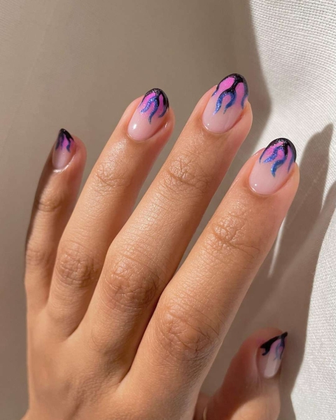 From graphic patterns to jewelry-like embellishments, here are 60 of the most stunning manicures for fall.