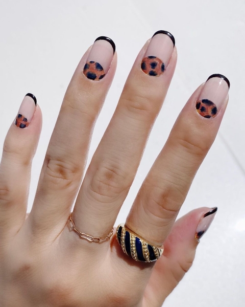 From graphic patterns to jewelry-like embellishments, here are 60 of the most stunning manicures for fall.