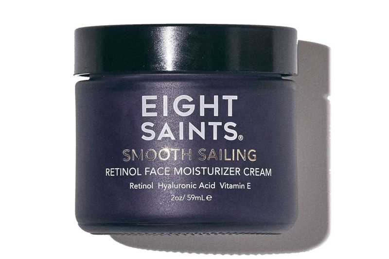 The Eight Saints Smooth Sailing Retinol Face Cream is $38 at Amazon, where shoppers say it smooths crepey skin, fades fine lines, and improves tone without irritation.