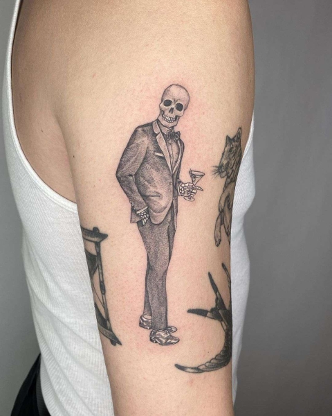 When going for a Halloween tattoo, some artists recommend personalization for a look that will feel relevant all year long. Here are 10 ideas for inspiration.