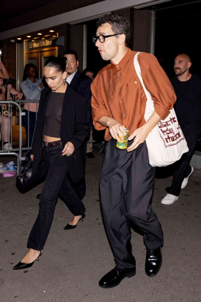 Zoë Kravitz attended the 2024 MTV VMAs after-party in a sheer crop top and no bra. See her full look, here.