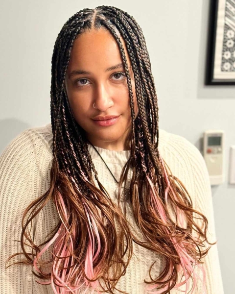 French curls are box braids done with silky, pre-curled braiding hair. Learn everything you need to know about the look, plus see 14 gorgeous French curl braids looks for inspiration.