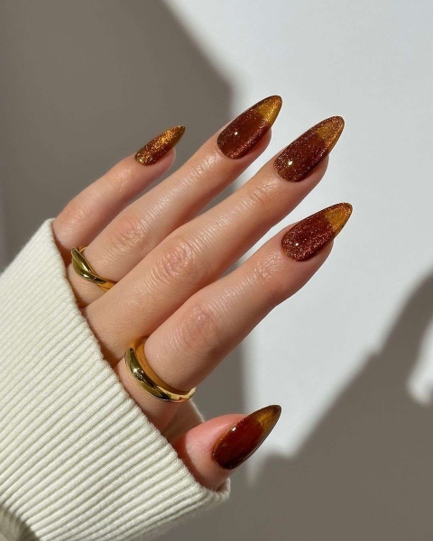 Just as the leaves change their colors, your nails might be due for a change as well. Here are 19 dark nail art designs to choose from.