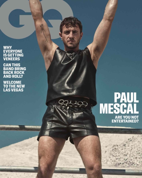 Paul Mescal wore the tiniest miniskirt in a new photo shoot with 'GQ.' See the photos, here.