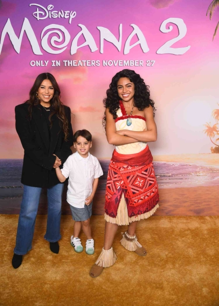 Eva Longoria and her lookalike son Santi had an adorable mother-son date at the premiere of 'Moana 2.' See the photos of their joint appearance, here.