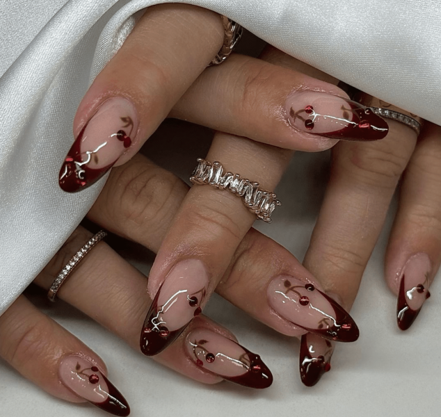 Few shades are as timeless as burgundy when it comes to fall and winter nail colors. This season, you can amplify its impact with a chrome effect, too. Scroll through 25 burgundy chrome nail looks for inspiration here.