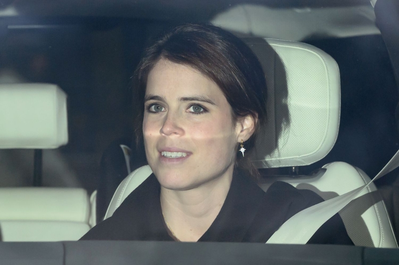 Meghan Markle and Princess Eugenie both wore the Sophie Lis Fallen Star Hoop Earrings, which symbolizes "good luck, good health, faith, success and protection."