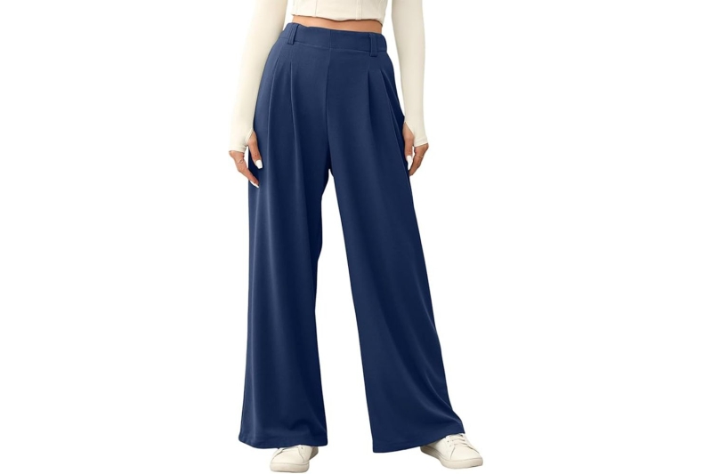 Eva Longoria recently wore wide-leg trousers, a comfortable jeans alternative Sofía Vergara also wears on repeat. To get the look, shop these six similar pairs of baggy pants, including pleated, elastic-waist, and waffle-knit styles from $20.