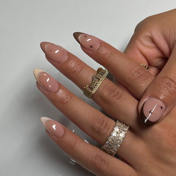 Explore 15 ways to try out the mocha manicure trend. Whether your nails clean and simple or over-the-top ornate, we've got the best look for you.