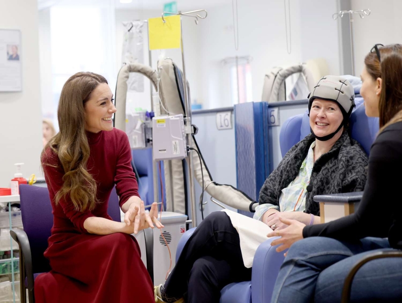 Kate Middleton revealed that she got attached to her chemotherapy port while she was undergoing cancer treatment, she told a cancer patient during her visit to The Royal Marsden Hospital.