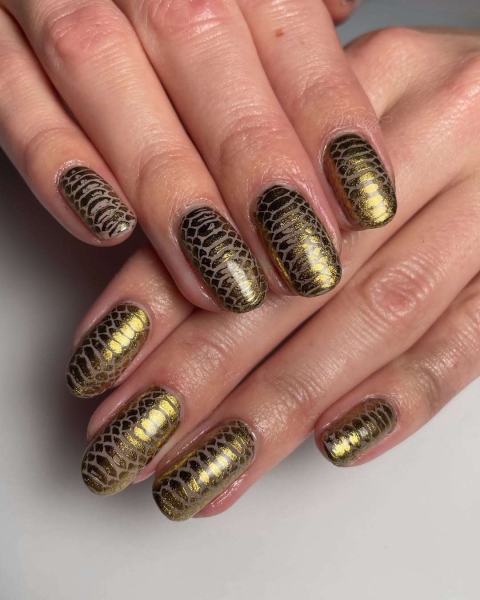 The Lunar New Year is celebrating the Year of the Snake, and we found the coolest serpent themed nail ideas that symbolize transformation and strength.