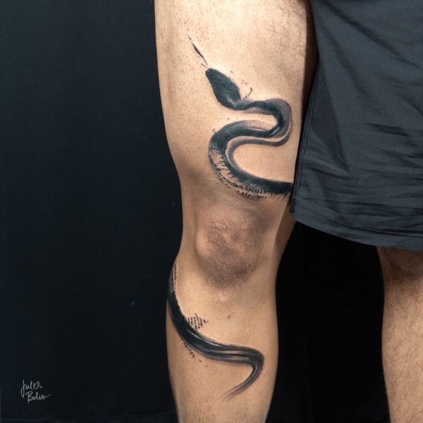 This Lunar New Year marks the Year of the Snake, and snake tattoos are coming in abundance. Here find inspiration from everything from minimalist serpent designs to bold pythons.