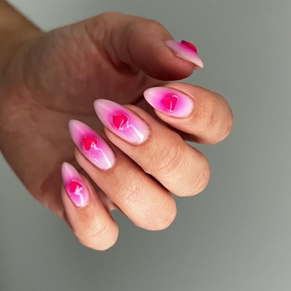 February is the month of love. Consider one of these pretty heart nail ideas to to add Valentine's Day vibes to your everyday look.