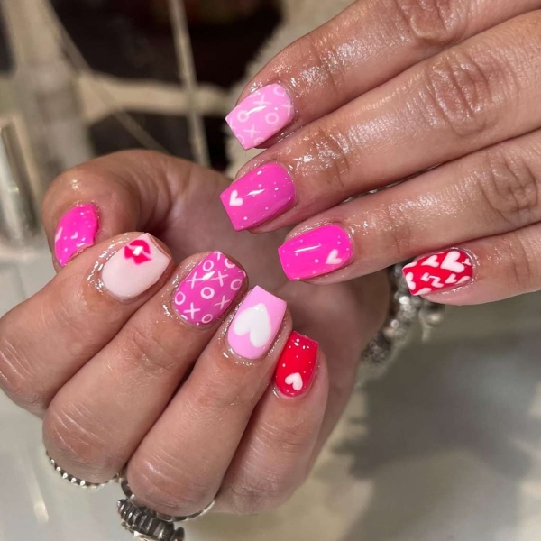 February is the month of love. Consider one of these pretty heart nail ideas to to add Valentine's Day vibes to your everyday look.