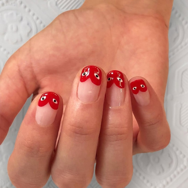 February is the month of love. Consider one of these pretty heart nail ideas to to add Valentine's Day vibes to your everyday look.