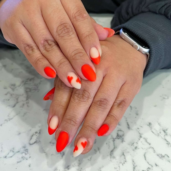 February is the month of love. Consider one of these pretty heart nail ideas to to add Valentine's Day vibes to your everyday look.