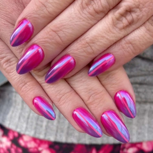 Since February is home to Valentine’s Day and Fashion Weeks worldwide, we say it’s prime time to embrace bright bold colors, top nail trends, and romantic themes. Here, explore some of our favorite manicures for the month, including obvious pink and red picks, along with a few timely nail trends.